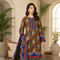 Swiss Lawn Unstitched 3 Piece Suit - A1801